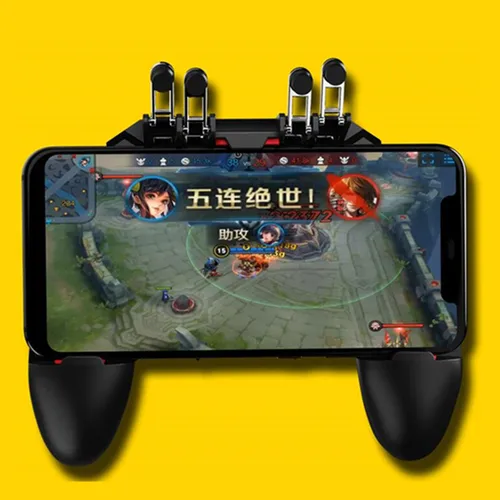 Pubg 게임 게임 패드 AK66, 휴대 전화 슈팅 트리거, 발사 버튼, 게임 컨트롤러 조이스틱, 금속 트리거 3