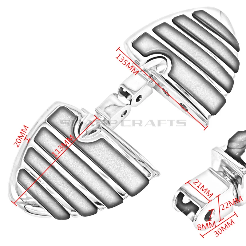 Подножки для мотоциклистов Honda Shadow ACE Aero VT 750 VT750 Spirit Phantom RS Magna VF750 Fury|foot pegs footrest|foot