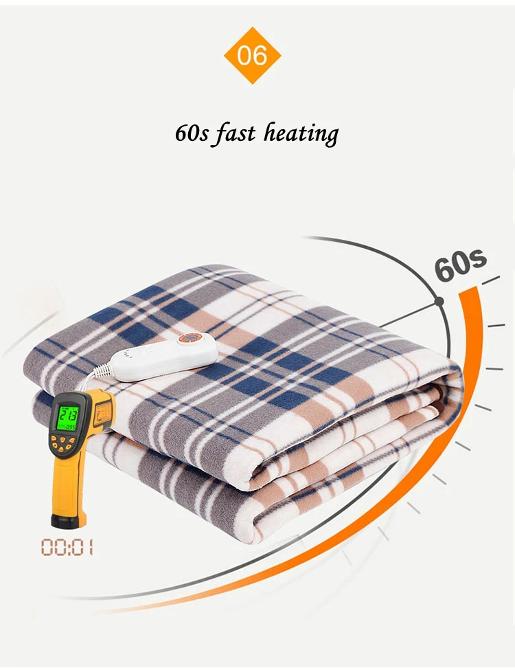 DMWD безопасность электрическое отопление одеяло термостат двойное управление Регулируемый Теплый мягкий коврик для тела теплый плюшевый ковер быстрый нагрев