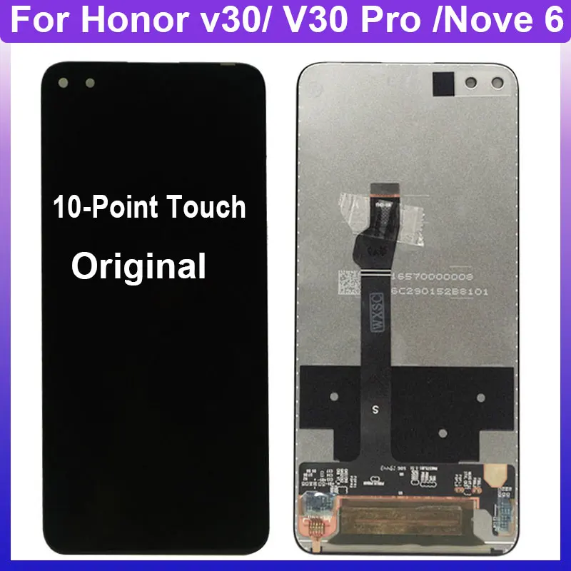 Оригинальный ЖК-дисплей для Huawei Honor V30 Pro + сенсорный экран дигитайзер View NOVA 6 |
