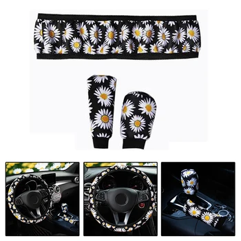 

Decorations Steering wheel cover kit Steering Wheel Cover Protection Daisy