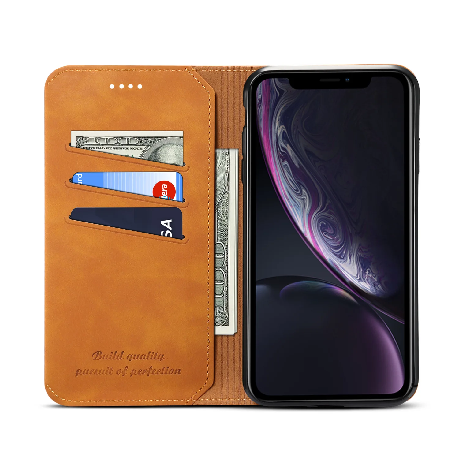 5 цветов для iPhone 11 Pro Max кошелек сумка Винтаж Ретро Кожаный чехол для телефона чехол для iPhone11 карты карман мода зеленый