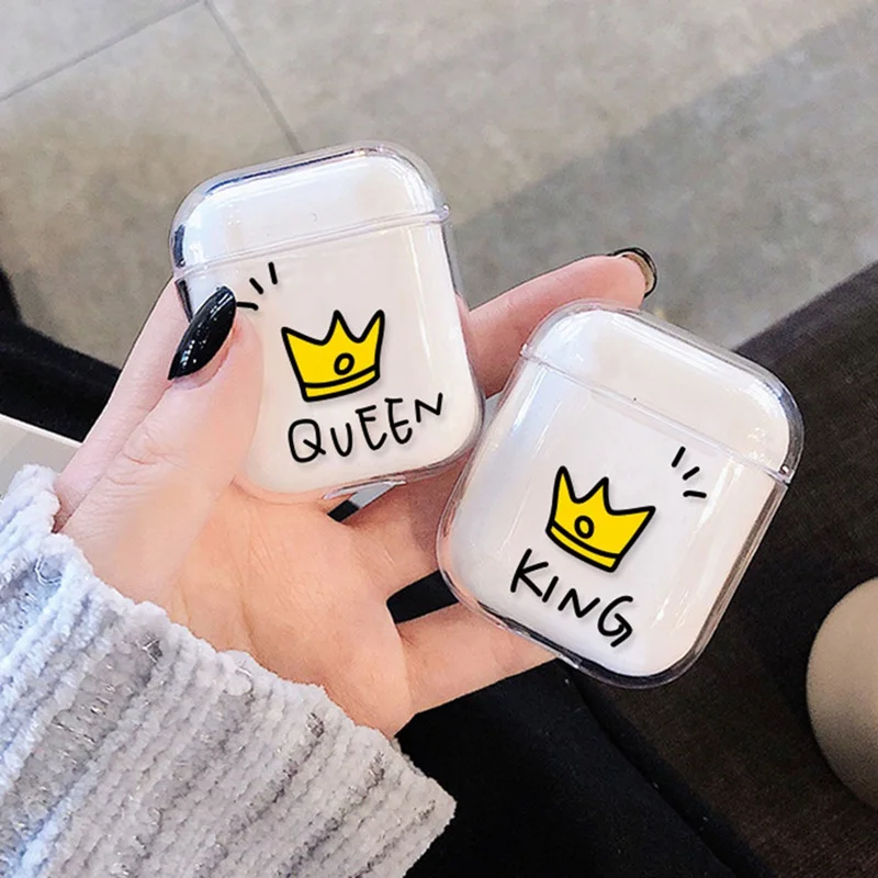 Чехол для Airpods, чехол с милым КАКТУСОМ и милым сердцем, прозрачный жесткий чехол на Airpod, защитный чехол для Air Pods, 1, 2, чехол
