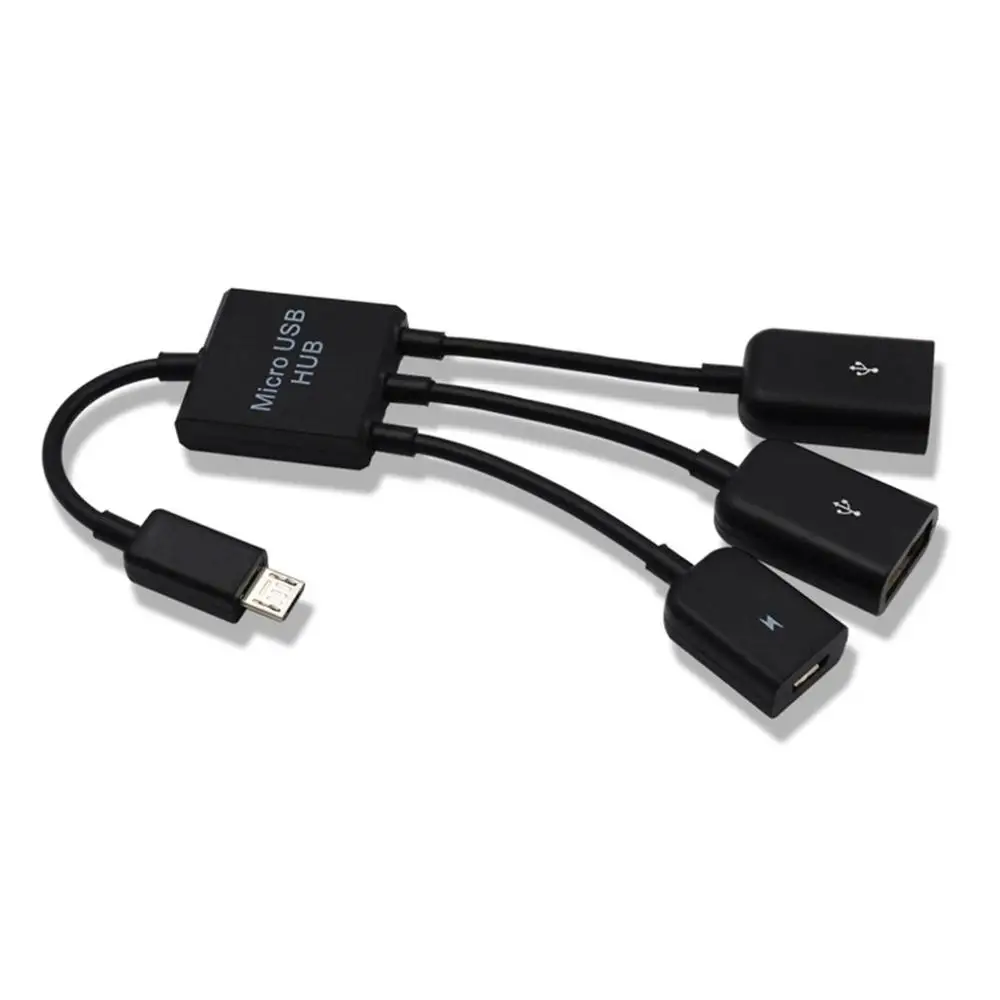 Micro OTG Дата-кабель для зарядки type-C/Micro кабель 3 в 1 USB C OTG кабель хоста ремень для втулки адаптер разветвитель - Цвет: Micro OTG