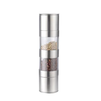 

Manual Salt Pepper Grinder Condiment Container Mill Refillable Adjustable Grinder Kitchen Tool Spice & Pepper Shaker Seasoning
