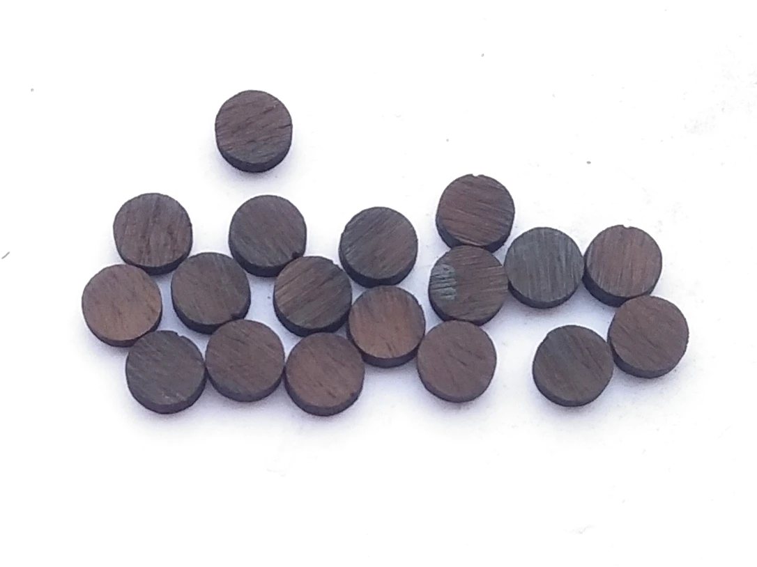 50 Pcs Rosewood Dot marker position 6mm For Guitar Ukulele Bass Fingerboard Fretboard Luthier