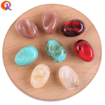 

Cordial Design 17*24mm 130Pcs Jewelry Accessories/Marble Effect Beads/Stone Shape Bead/Hand Made/Earring Findings/Acrylic Beads