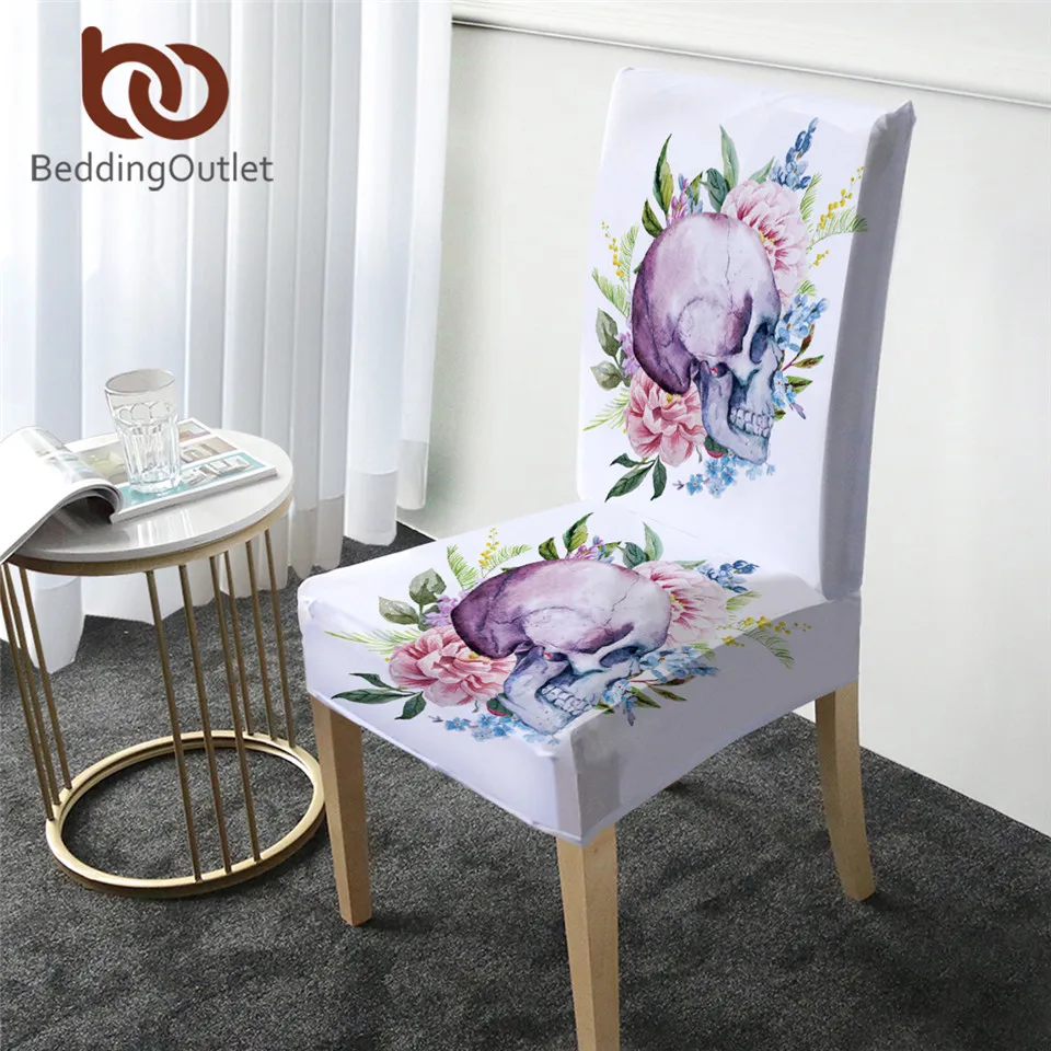 BeddingOutlet чехол на стул с цветочным рисунком и листьями чехлы стулья черепом