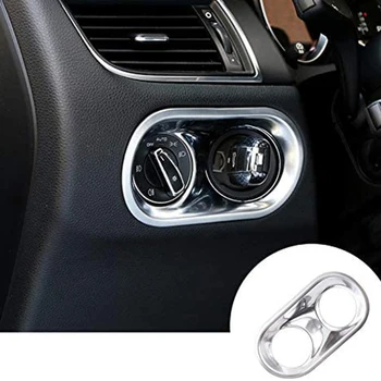 

1Pcs Car Inner Headlight Switch Button Trim Cover for Porsche Macan 2014-2018 Decorative Styling
