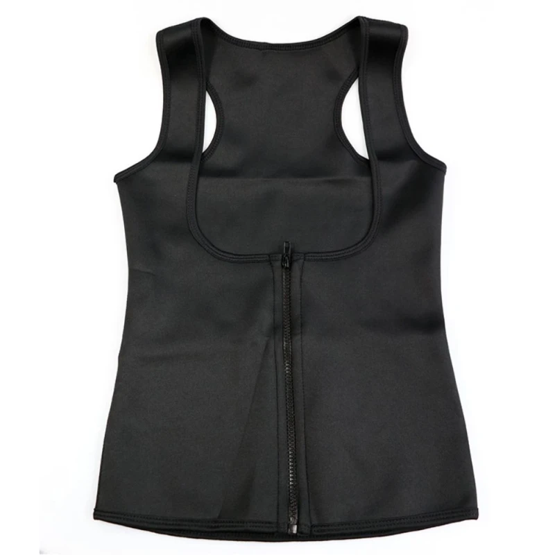 Newest ArrivalWomen Waist Trainer Zipper Vest Adjustable Breathable Waist Slimming Corset Sport Body Shaper For Weight Loss Fitn
