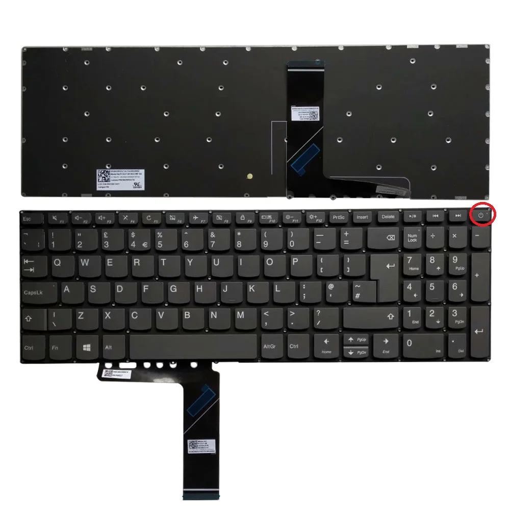 UK Keyboard Ideapad Lenovo Laptop 5000-15 320S-15IKBR NEW for 520-15ikb/320s-15/320-15isk/..