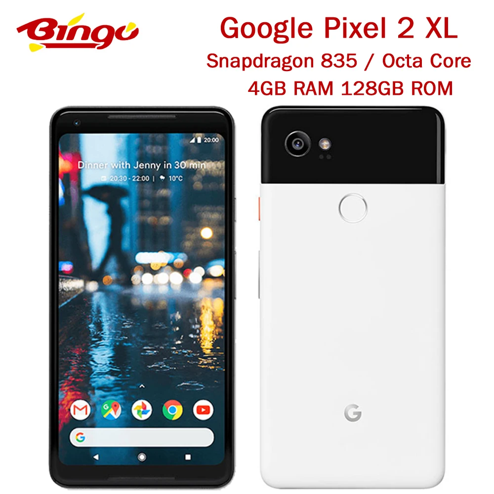 Google Pixel 2XL смартфон с 6 дюймовым дисплеем восьмиядерным процессором Android ОЗУ 4 Гб