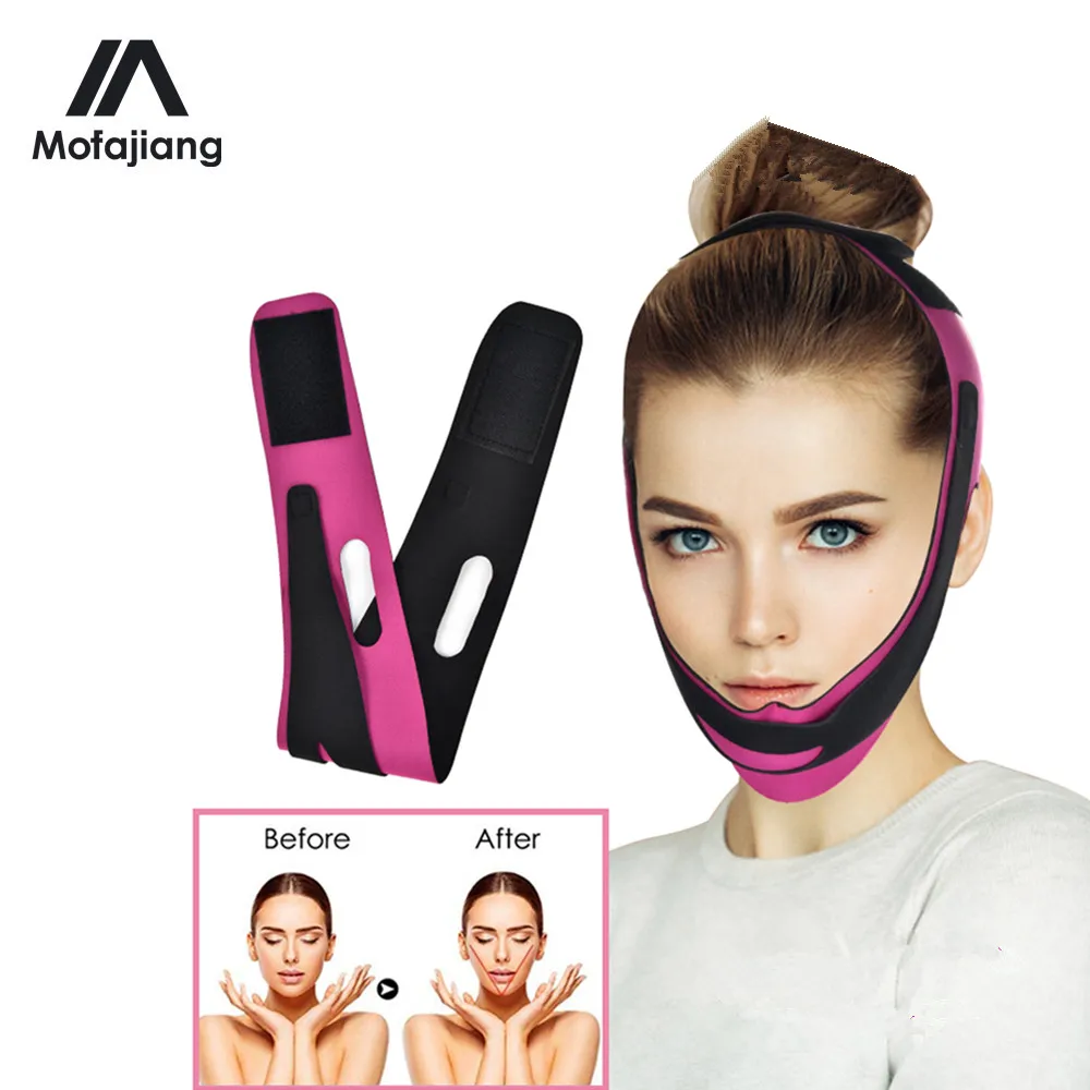 FaceSlimmingBandageJawlineJawExerciserFaceLiftAntiWrinkleMassagerforfaceBeltSkin