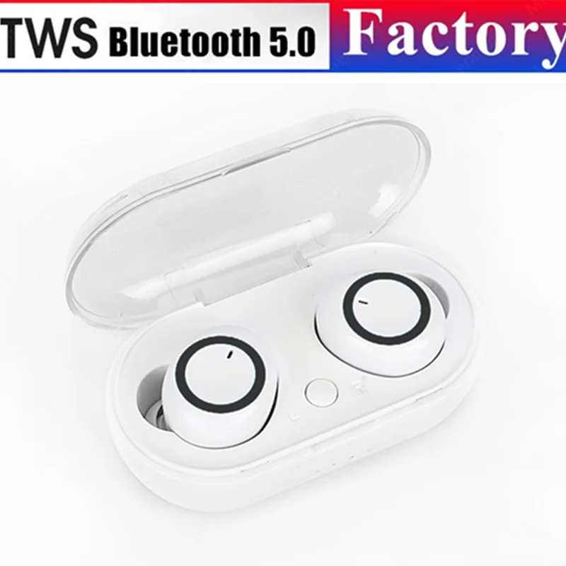 Y50 TWS Wireless Blutooth 5.0 Earphone Noise Cancelling Headset 3D Stereo Sound Music In-ear Earbuds For Android IOS Cell Phone