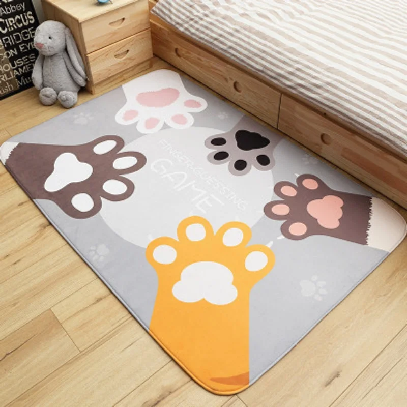 Новый ковер для гостиной мультяшный домашний коврик пола кровать спальни