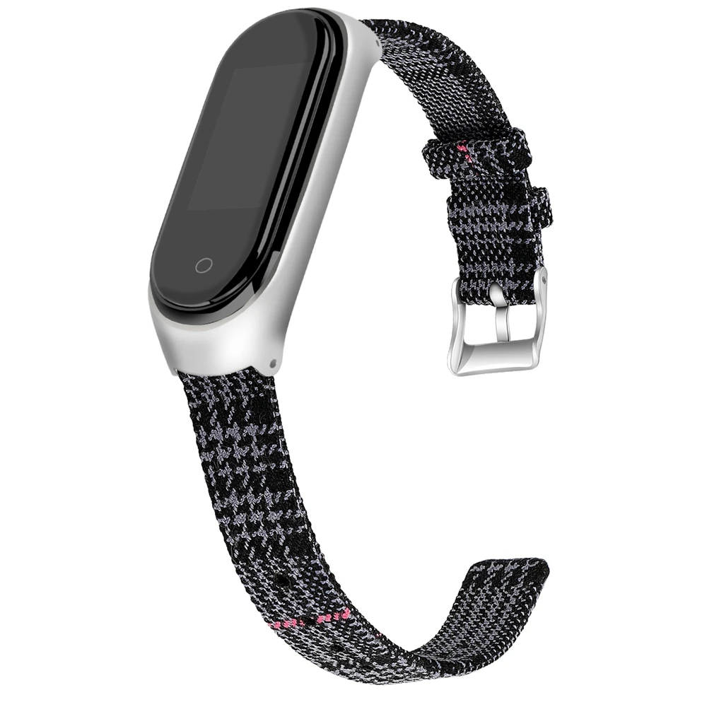 Для Xiaomi mi Band 4 аксессуары Pulseira mi Band 4 ремешок сменный брезентовый браслет напульсники для Xiaomi mi band 3 4 ремешок на запястье - Цвет: 12
