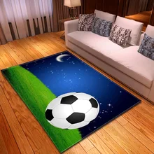 3D принт футбольный ковер мяч Детская комната большие ковры Ресторан Пол Коврик Гостиная Спальня ковер для гостиной Индивидуальные