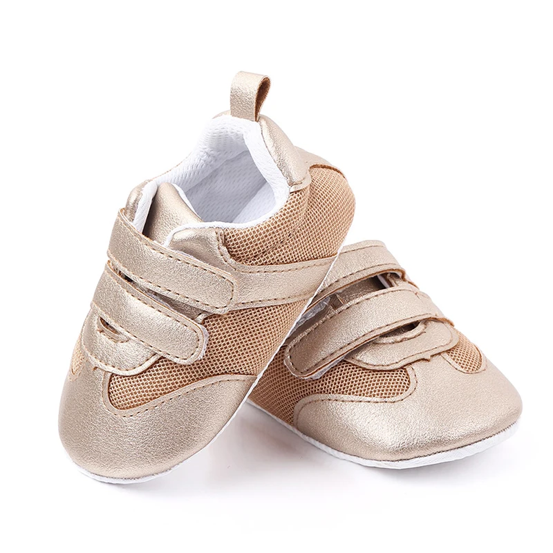 Младенец Малыш мягкая подошва крюк петля Prewalker кроссовки ребенок мальчик девочка детская обувь, новорожденные от 0 до 18 месяцев