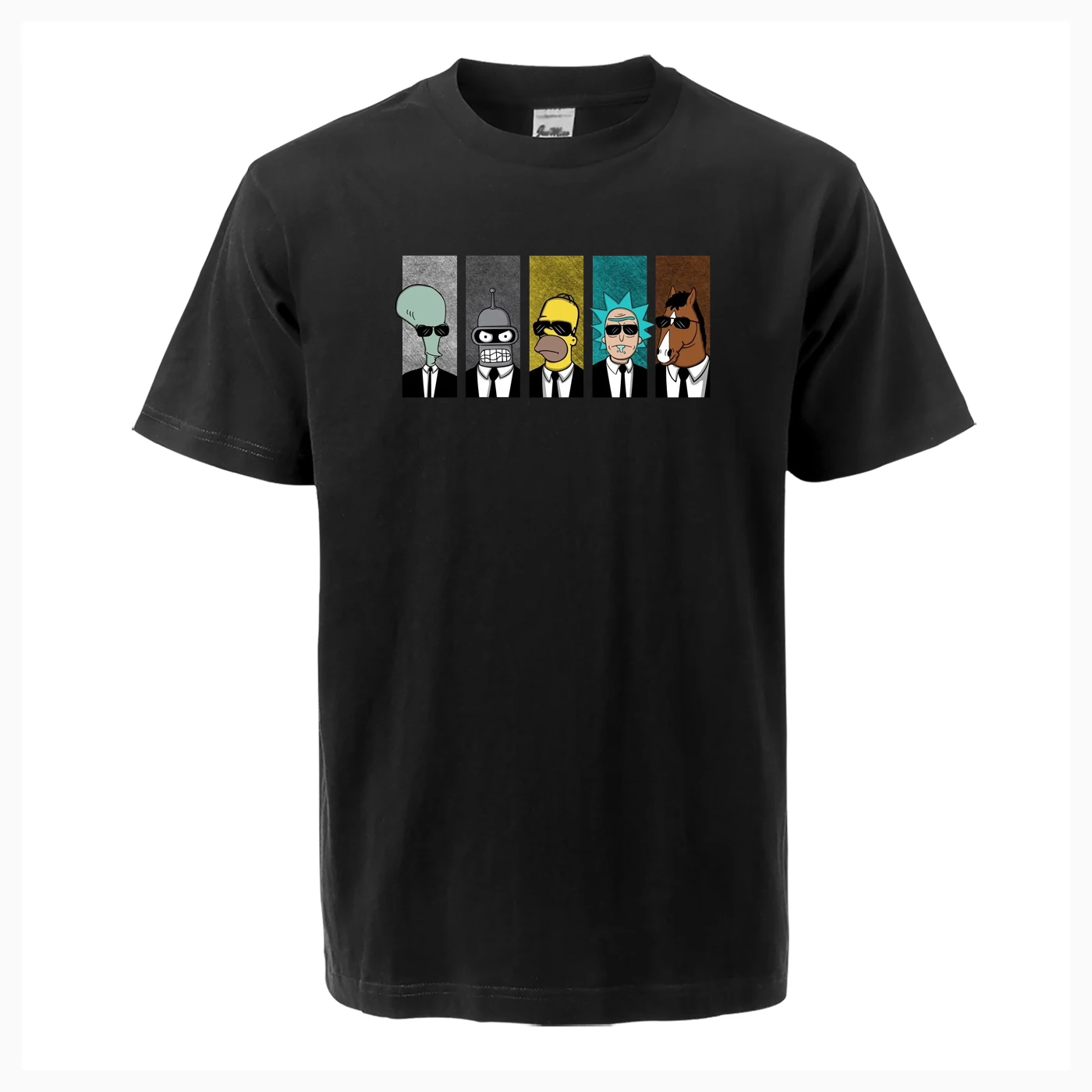 Мужская футболка аниме Рик Морти ТВ футболка для мужчин пара гик БоДжек всадник короткий рукав футболка бойфренда футболки Camiseta