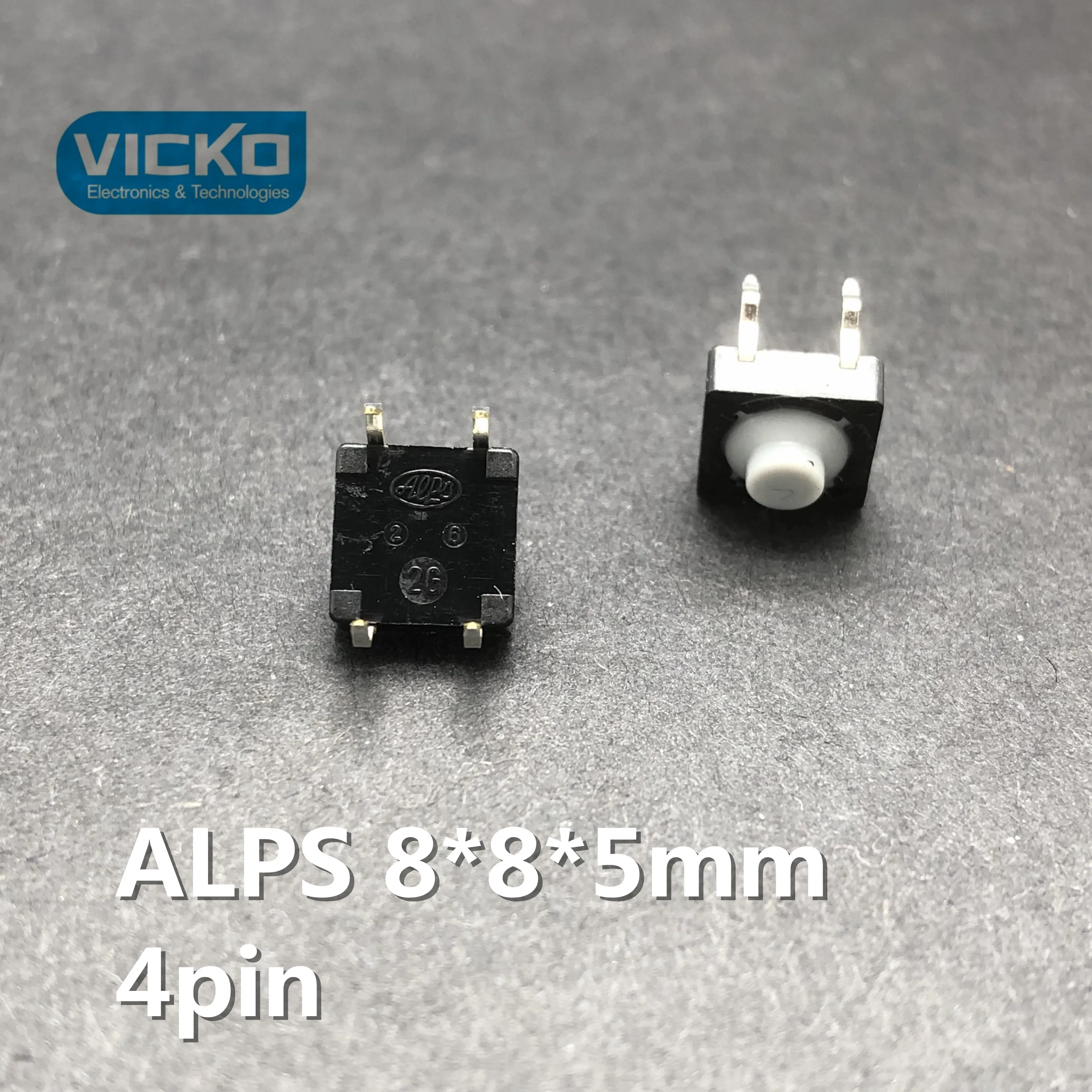 Япония ALPS 8*8*5 8*8*5 мм 8*8 4pin проводящая резиновая головка водонепроницаемый пылезащитный сенсорный переключатель Бесшумная Кнопка Силиконовый micro move