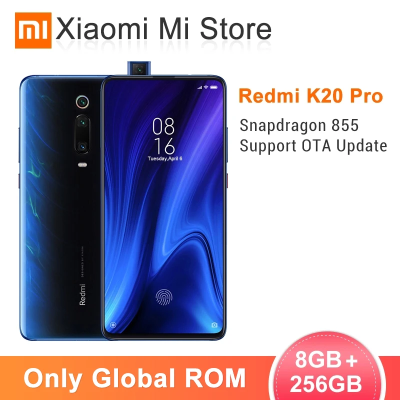 

Xiaomi Redmi K20 Pro 8GB 256GB Mobile Phone Snapdragon 855 Octa Core 48MP+20MP 4000mAh 6.39" 2340x1080 FHD+