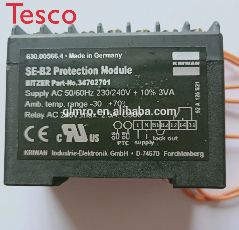 

SE-B1 SE-B2 Protection Module made in Germany Bitzer compression motor protector glomro spot goods