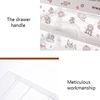 Plastic Storage Container with Stickers, Organizer for Cosmetics, Jewelry Box, 1 Layer, 2 Layer, 3 Layer 4