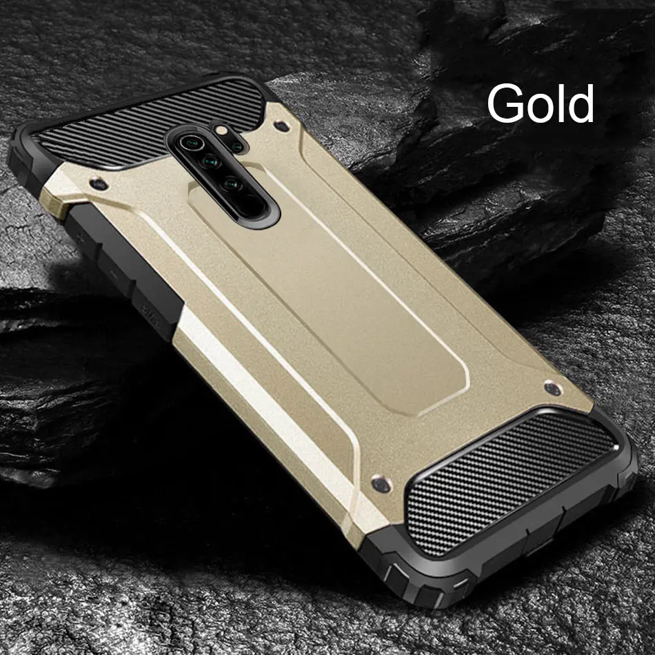 Gold Роскошный противоударный чехол-броня для Xiaomi Redmi 7A, 8A, Note 8, Pro, мягкий чехол-накладка для Xiaomi Redmi Note, 8 T, 7 Pro, силиконовый чехол-бампер - Цвет: Gold