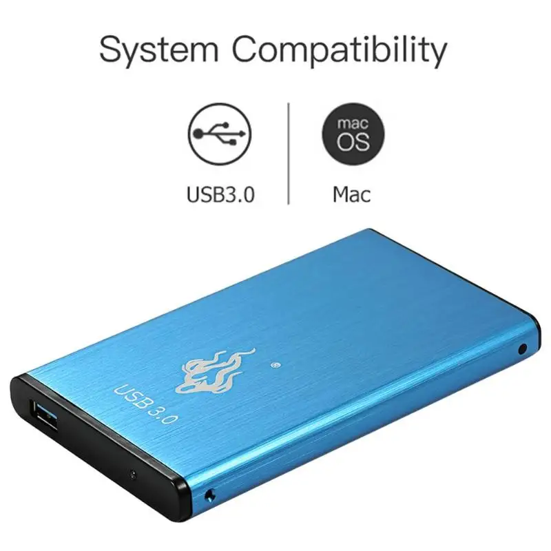 

New 2.5inch 2TB/1TB/500GB USB3.0 External Hard Disk Drive SATA III Memory Storage Device HDD for Laptop PC External Hard Drives