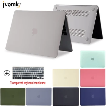 

New Laptop Case for Apple MacBook Air Pro Retina 11 12 13 15 Mac Book 15.4 13.3 inch with Touch Bar Sleeve Shield + Keyboard Cov