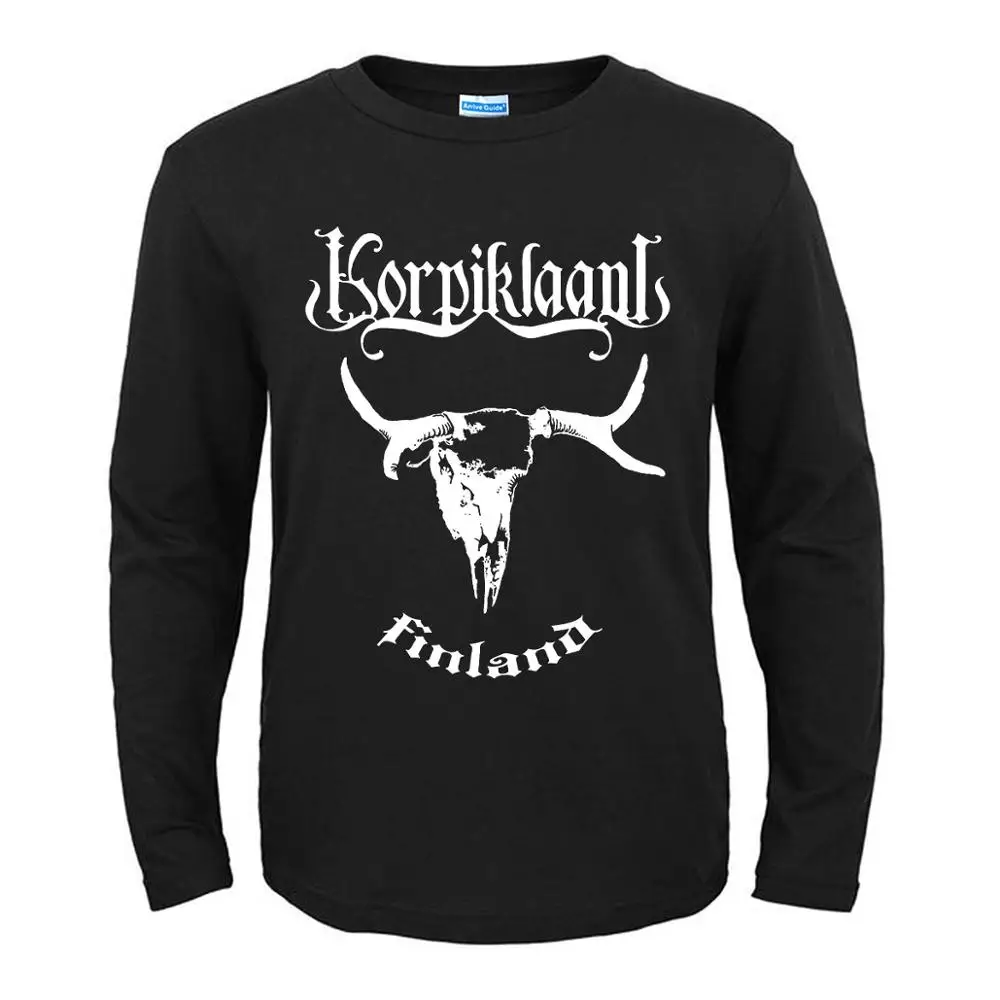 9 дизайнов Finland Korpiklaani Rock camisetas Одежда Фитнес Hardrock фолк Металл полный длинный рукав футболка с иллюстрацией скейтборд - Цвет: 10
