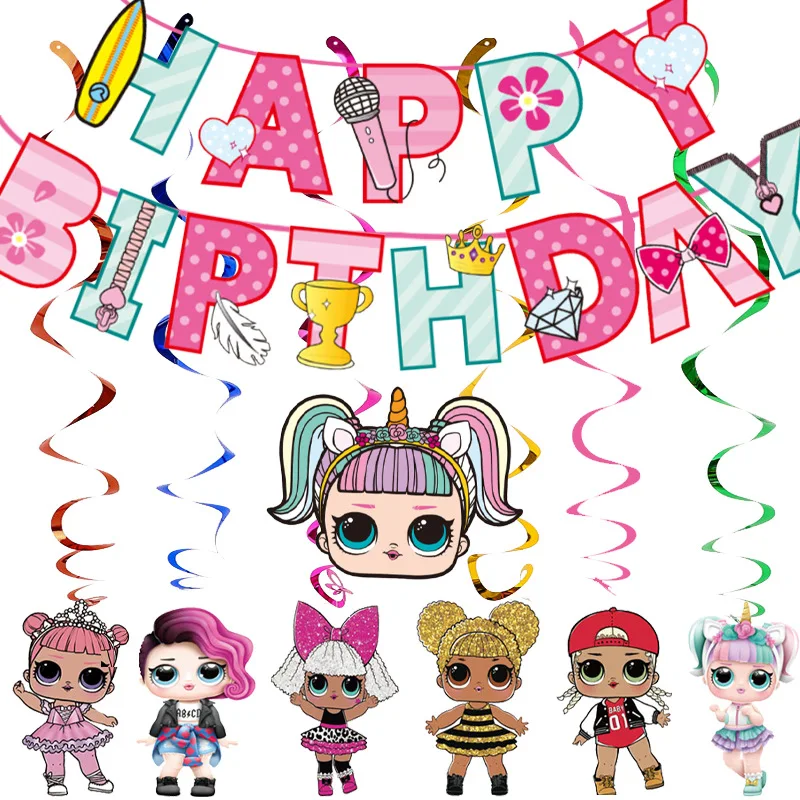 Кукла-сюрприз LOL украшение на день рождения Детские тематические украшения