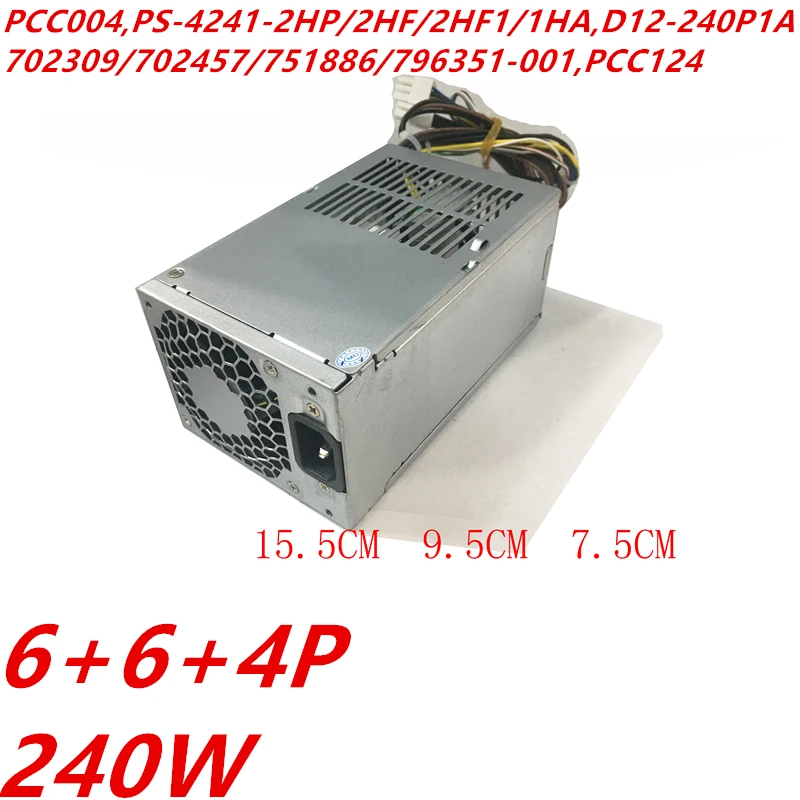 Новый блок питания для HP 600G1 800G1 4Pin 240W PCC004 PS 4241 2 HP/2HF/1HA D12 240P1A 702309/702457/751886/796351 001