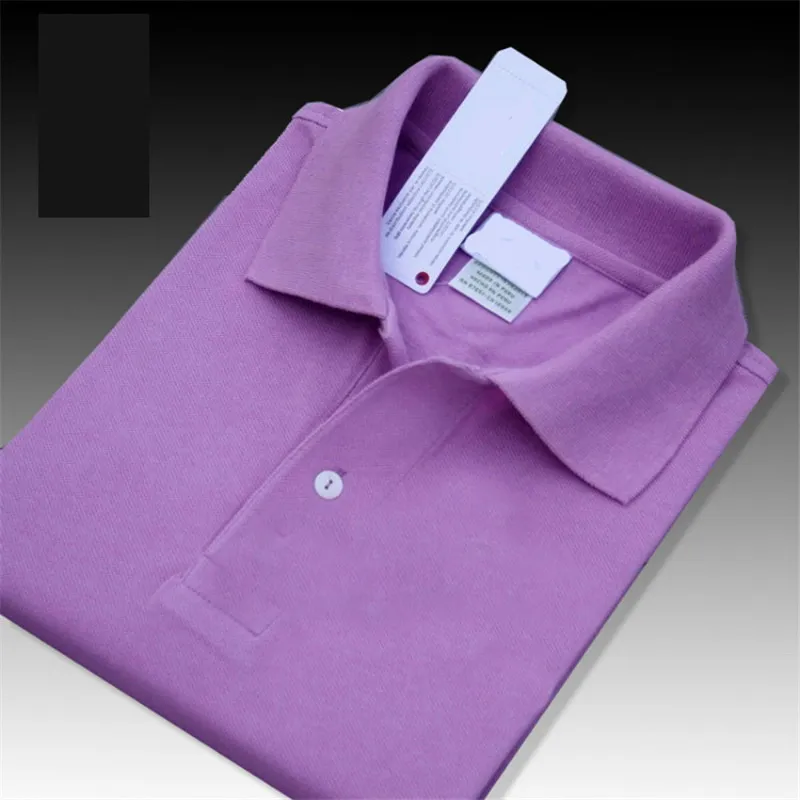 

22 color 100% cotton Top quality 2020 crocodile Summer tees Men's short sleeve polos shirts XS-4XL casual mens lapel tops