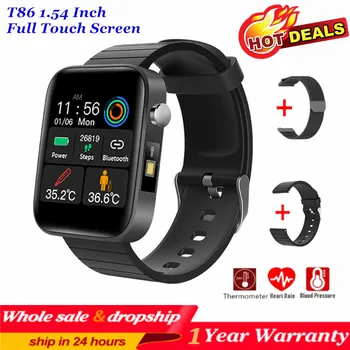

2020 T68 Smart Watch Fitness Bracelet For Man's Women's Watches Heart Rate Blood Pressure Oxygen Monitor For Android iOS Phone
