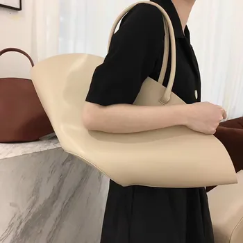 

2020 New Fashion Scalloped Large Shopping Composite Bag Portable Single Shoulder Women Casual Tote A280