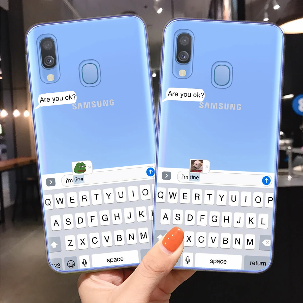 Чехол для Samsung A10 A20 A30 A40 A50 A70 A7 A9 A6 A8 Plus 2018 S10 S11 | Мобильные телефоны и аксессуары