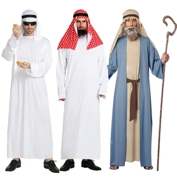 

Islamic Clothing Men Abaya Saudi Arabic Dubai Traditional Costumes Muslim Dress Romanda Thobe Pakistan Jubba Robe Kaftan