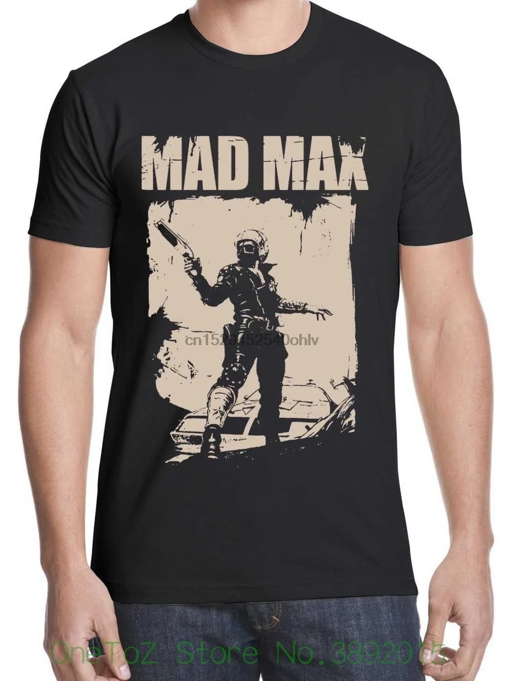 Мужская летняя футболка в стиле хип-хоп с классическим постером Mad Max |