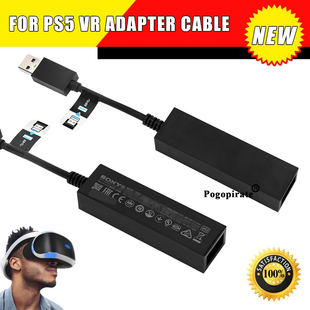 Портативный Кабель USB3.0 PS VR к PS5 переходник штырь-гнездо адаптер для мини-камеры PS4