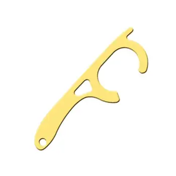 

EDC Door Opener Portable Press Elevator Tool Convenient Safety Hygienic Handle Opening Loop Hook for Keeping Hands Clean