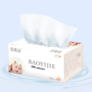 

8 packs 4-Layers Virgin Wood Pulp Toilet Tissue Soft Paper Napkin for Restaurant Home (1 Pack=500 sheets ) A