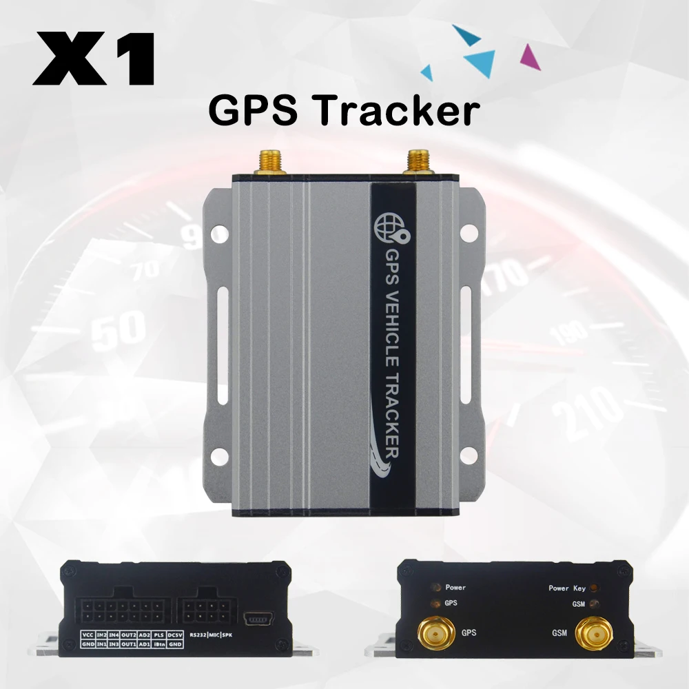 

GPS Tracker X1 GPS+GSM tracking device for vehicle Distance Tracking Real Time Tracking SOS Alarm GEO-Fence Alarm Speeding Alarm