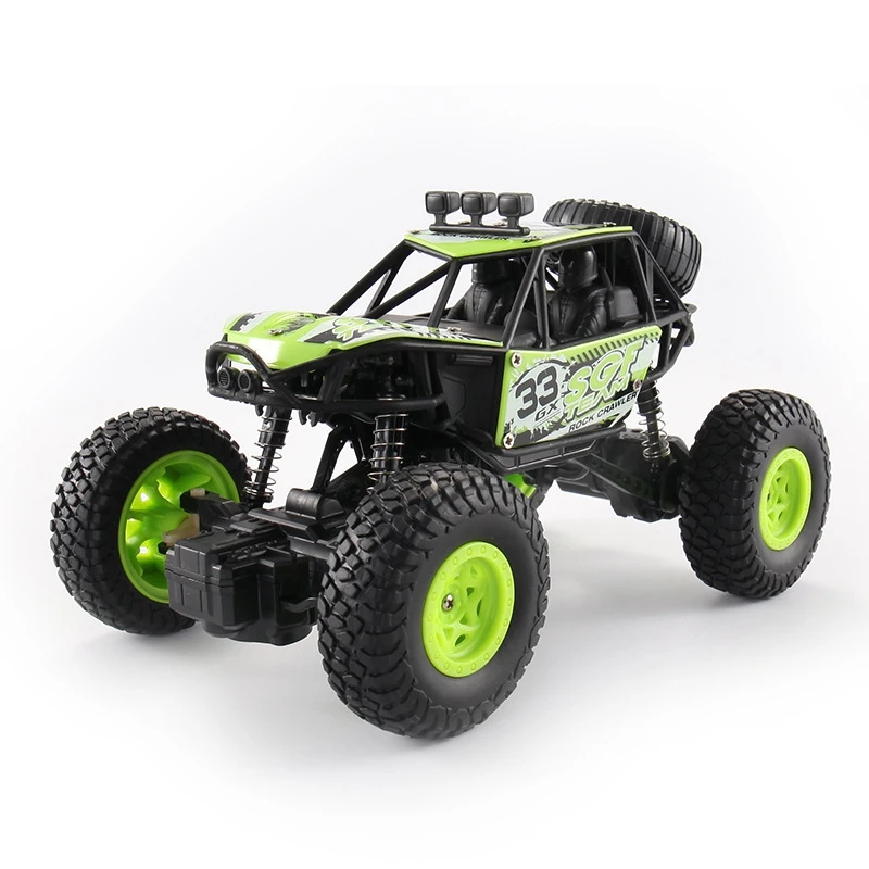 Горячая-Rc автомобиль 1/20 4Wd пульт дистанционного управления высокоскоростная машина 2,4 Ghz Электрические Rc игрушки монстр грузовик багги внедорожные игрушки Дети Suprise Gif - Цвет: Green