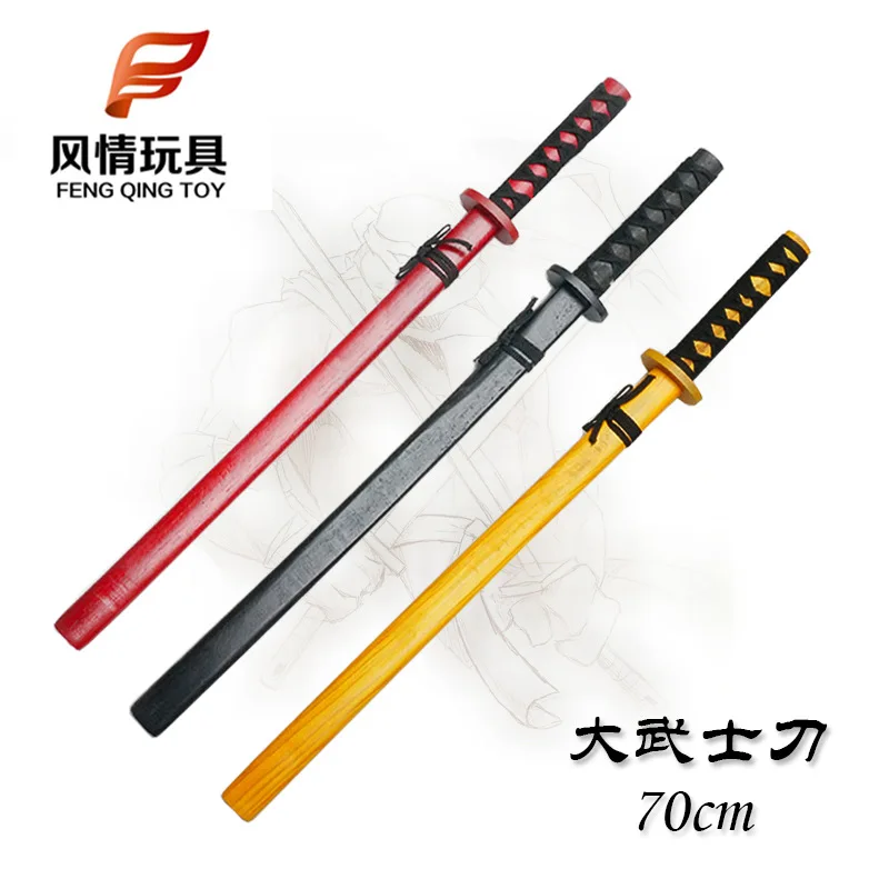 

Direct Supply Wood CHILDREN'S Toy Samurai Sword Cosplay Props Is Not Open Edge Japan toyo dao