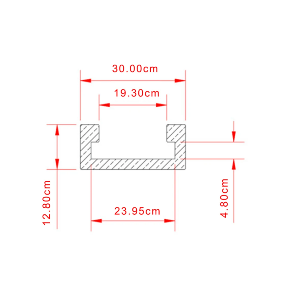 Blue 30 type 600mm T-slot T-track Miter Track Fixture Slot Router Table Woodworking Tools