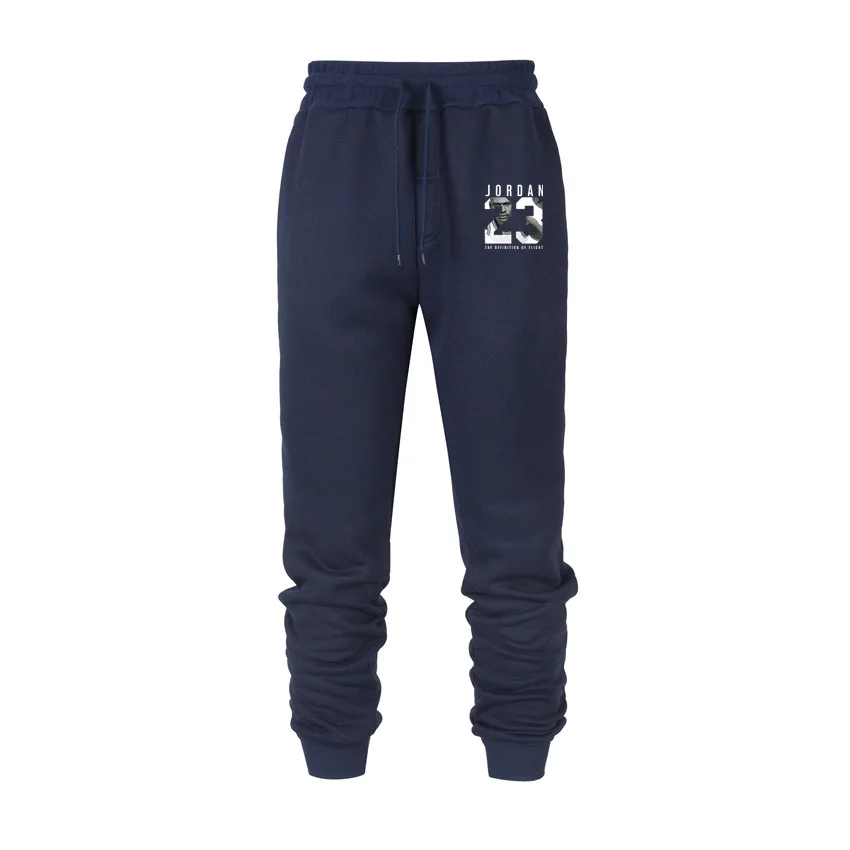 Navy 3XL мужские штаны, новая мода Jordan 23, штаны для бега, мужские повседневные спортивные штаны, штаны для бодибилдинга, фитнеса, спортивные штаны, мужские спортивные штаны - Цвет: Navy