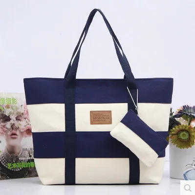 Новая стильная парусиновая сумка для внешней торговли женская сумка для пеленок Европа и Америка на плечо Женская контрастная женская сумка B