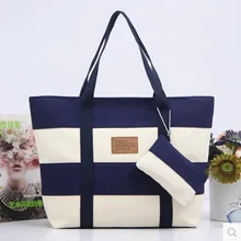 Новая стильная парусиновая сумка для внешней торговли женская сумка для пеленок Европа и Америка на плечо Женская контрастная женская сумка B