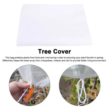

Plant Protecting Bag Garden Outdoor Winter Reusable Tree Cover Plant Protecting Drawstring Bag Tree Protecting Bag